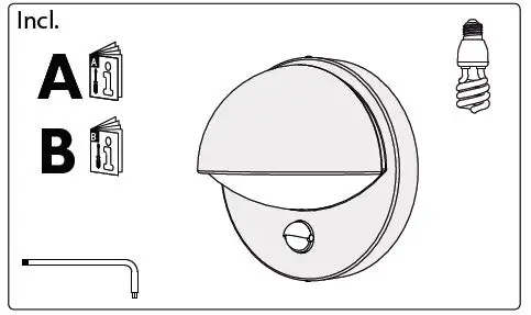 PHILIPS B00BFTFNLG June Outdoor Wall Lamp with Sensor-1