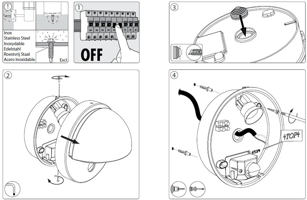 PHILIPS B00BFTFNLG June Outdoor Wall Lamp with Sensor-4