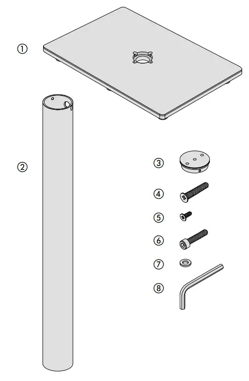Teufel AC 7001 SP Compact Speakers HiFi Class Stand - Fig 1
