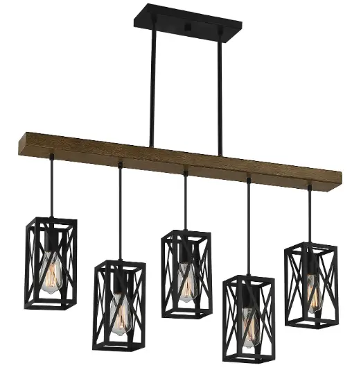 MERIDIAN M10090WB 5-Light Linear Chandelier