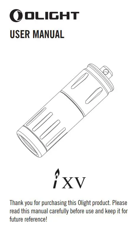 OLIGHT iXV Keychain Flashlight User Manual