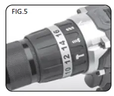 DRAPER-CHD182VLIA-Expert-18V-Cordless-Combi-Hammer-Drill-5