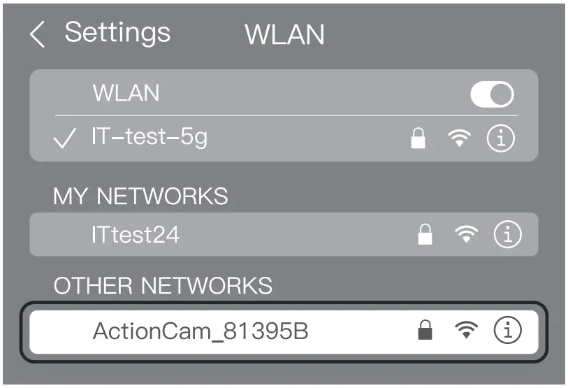 Connection instruction