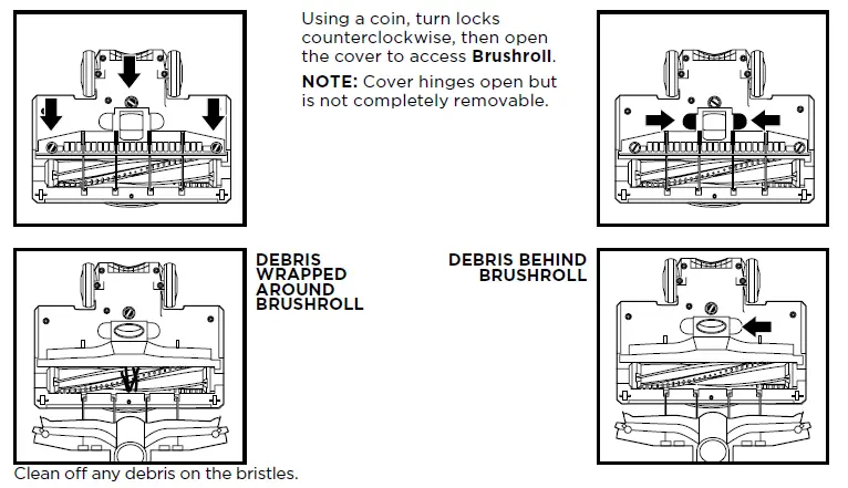 CLEANING THE BRUSHROLL