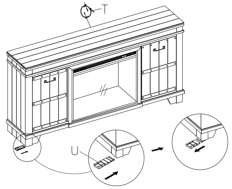 ASHLEY W351-68 Noorbrook Xl Tv Stand - fig 12