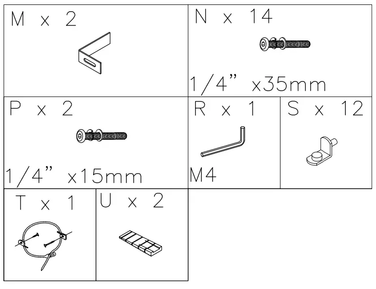 ASHLEY W351-68 Noorbrook Xl Tv Stand - fig 2