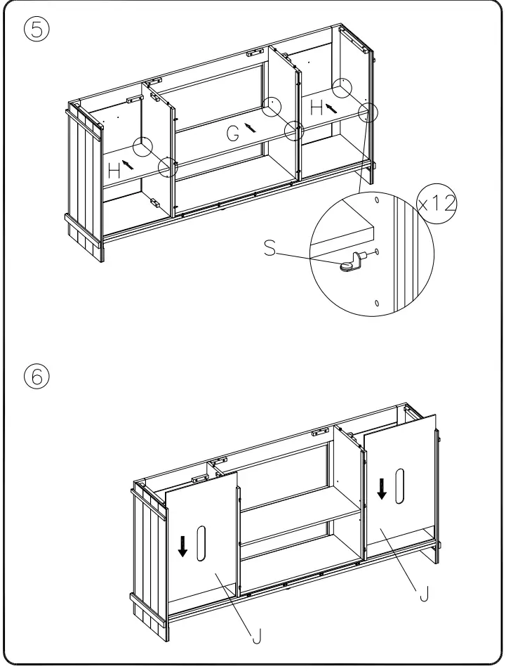 ASHLEY W351-68 Noorbrook Xl Tv Stand - fig 5