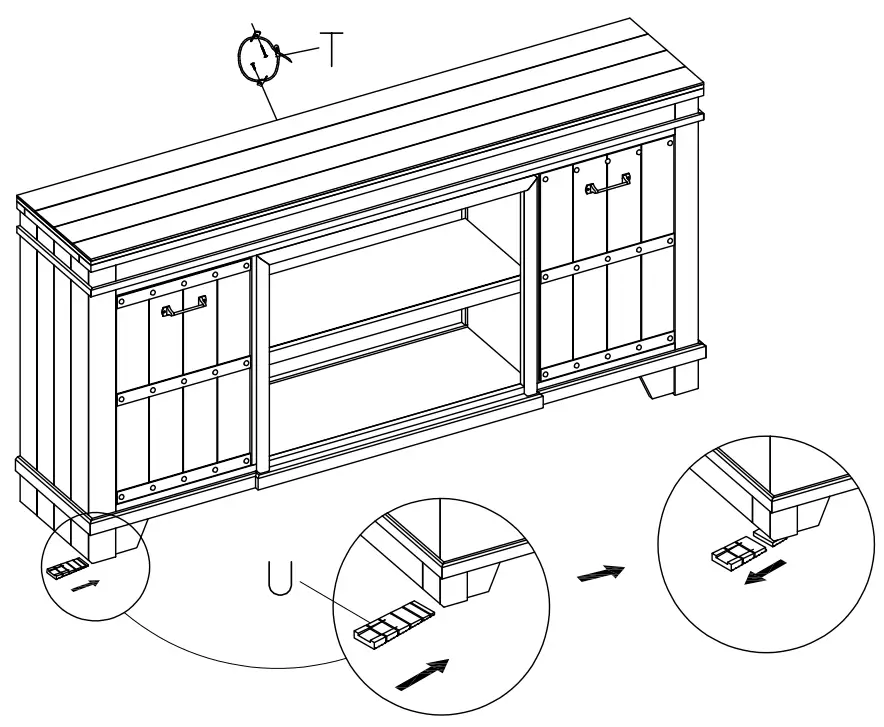ASHLEY W351-68 Noorbrook Xl Tv Stand - fig 8