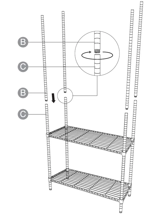 amazon-basics-B01LWP8AL2-3-Shelf-Shelving-Unit-FIG-6