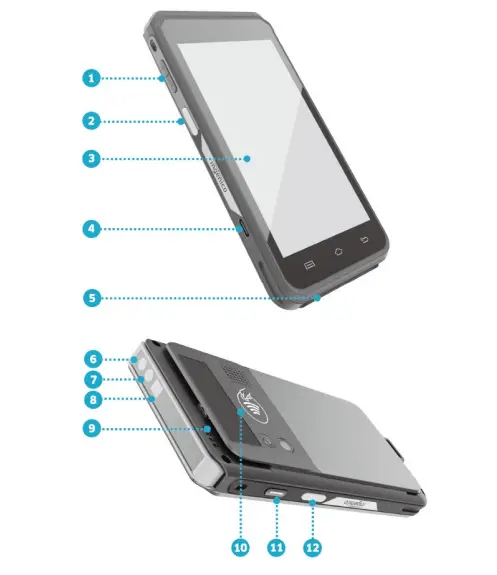 ingenico AXIUM EX6000 Terminal Device - Figure 1