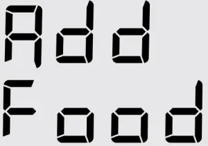 Add food button