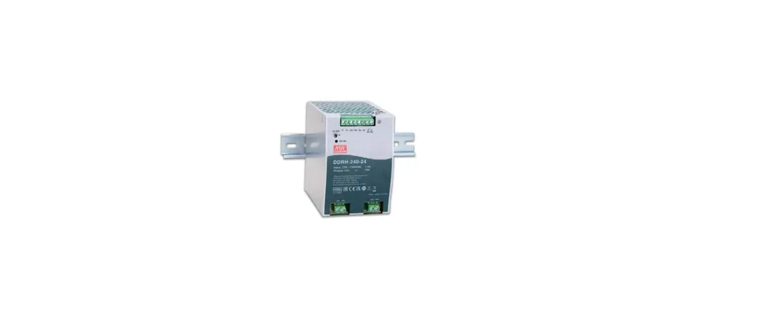 Mean Well Ddrh-240 Series 240w Ultra Wide Input Din Rail Type Dc To Dc Converter Owner's Manual