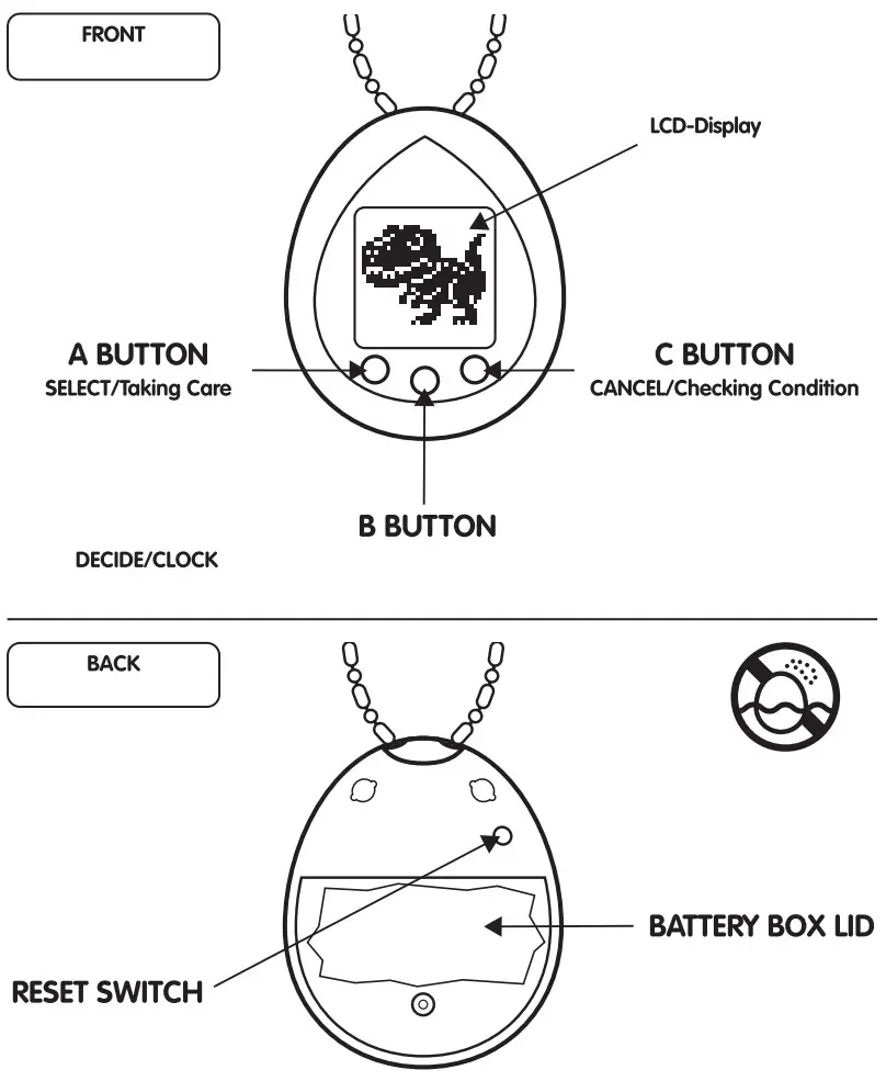 Tamagotchi Nano Jurassic Park 30th Anniversary - FIGURE 1