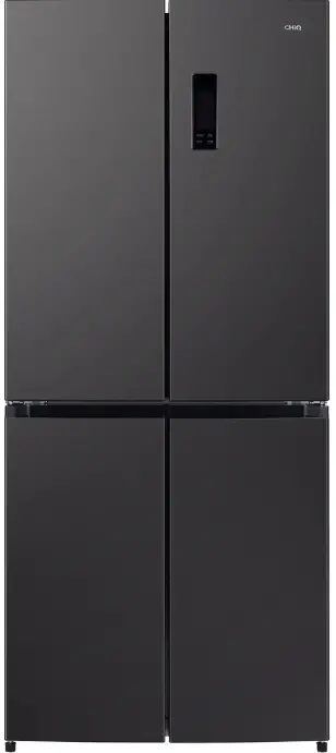 CHiQ CFD502NBS 502L French Door Fridge Black Steel