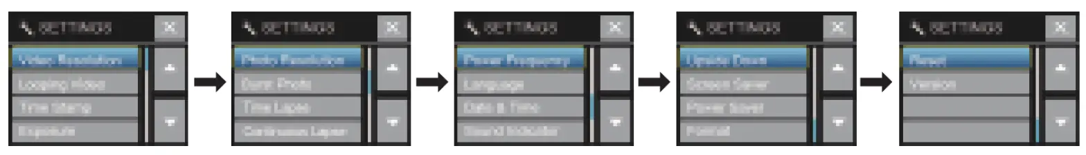 Xmate Shot Pro Sports Action Camera - Setting