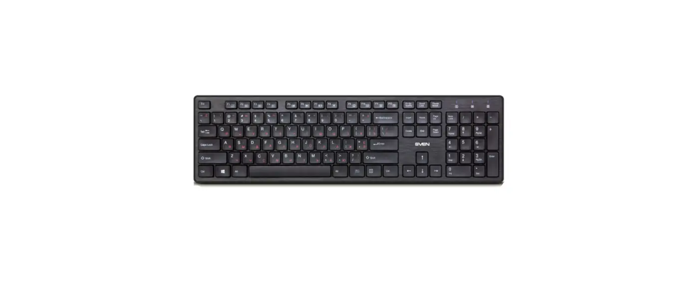 Sven Kb-e5900w Standard Wireless Keyboard User Manual