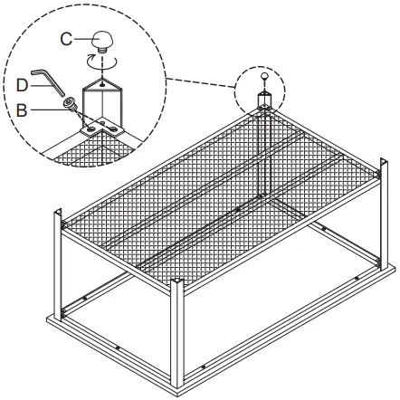 JAXPETY HG61X0543 2 Tier Rectangular Wood Cocktail A6