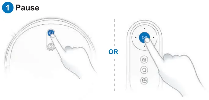 ECOVACS DeeBot 710 Remote Control Robot Vacuum Cleaner Floor Sweeper - Pause