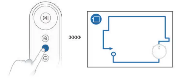 ECOVACS DeeBot 710 Remote Control Robot Vacuum Cleaner Floor Sweeper - Remote2