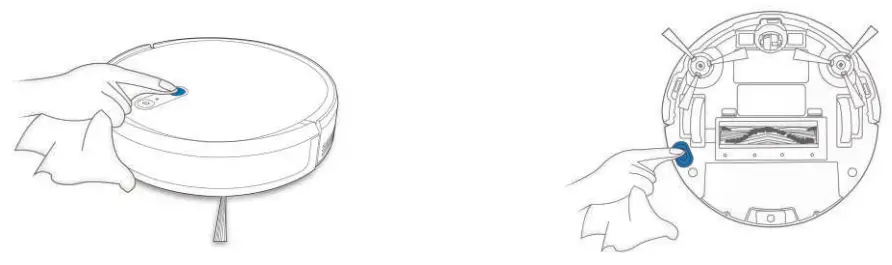 ECOVACS DeeBot 710 Remote Control Robot Vacuum Cleaner Floor Sweeper - Side Brushes1