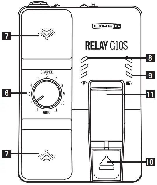 LINE6 Relay G10TII Transmitter - Relay G10S Receiver Details 3
