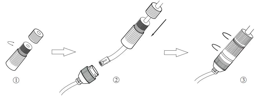 speco technologies O2BLP1M 2MP Outdoor Network License Plate Recognition Bullet Camera-Connecting Network Cable