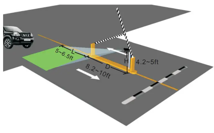 speco technologies O2BLP1M 2MP Outdoor Network License Plate Recognition Bullet Camera-Entrance