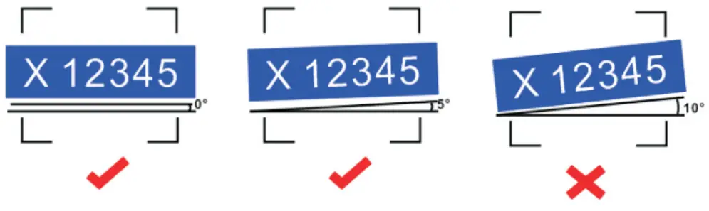 speco technologies O2BLP1M 2MP Outdoor Network License Plate Recognition Bullet Camera-license plate