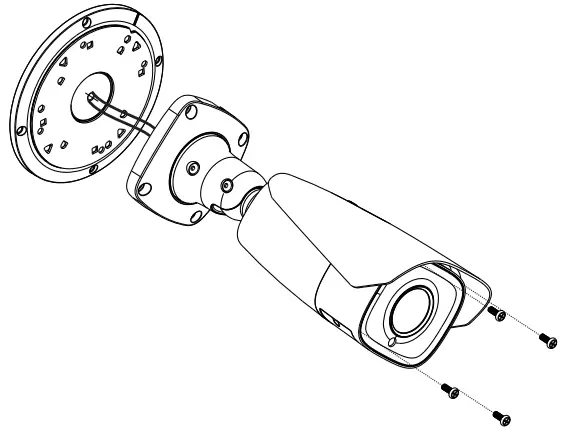 speco technologies O2BLP1M 2MP Outdoor Network License Plate Recognition Bullet Camera-mounting