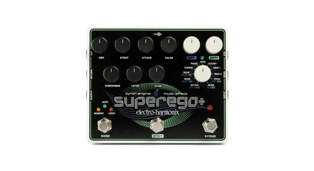 Electro-harmonix 1071-798b1 Superego+ Synth Engine/multi Effect User Manual