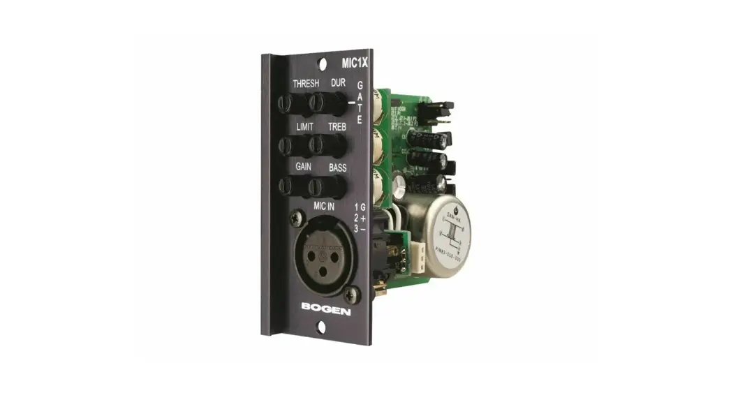 Bogen Microphone Input Module Mic1x User Manual Bogen Microphone Input Module Mic1x User Manual