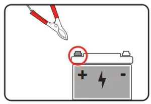 ozito OCBT-1200 12V Battery and Alternator Tester - Connecting to a Vehicle Battery 1