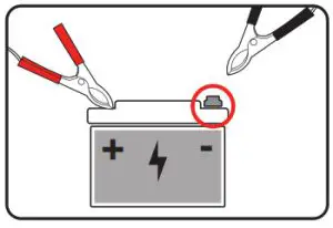 ozito OCBT-1200 12V Battery and Alternator Tester - Connecting to a Vehicle Battery 2