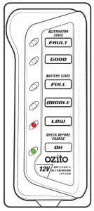 ozito OCBT-1200 12V Battery and Alternator Tester - Display 4