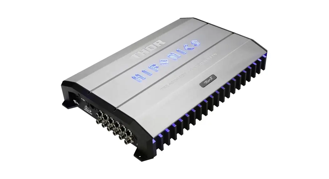 Hif-nics Thor Series 6-channel Amplifier With Dsp Processor Trx6006 Owner's Manual Hif-nics Thor Series 6-channel Amplifier With Dsp Processor Trx6006 Owner's Manual
