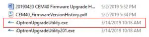 iOptron CEM40 GEM45 Firmware Upgrade-UpgradeUtility