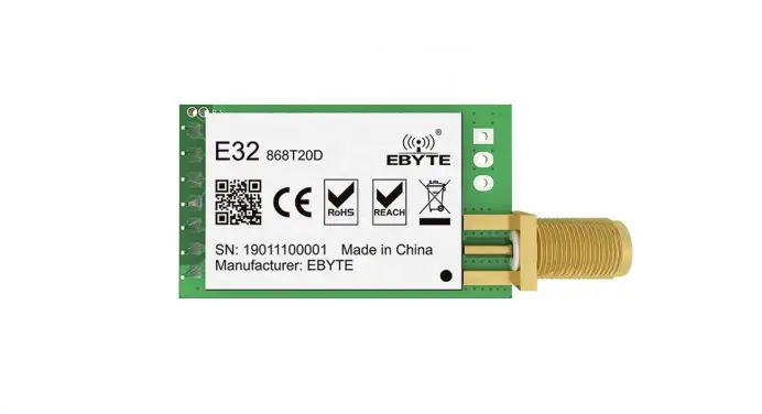 Ebyte E01-2g4m27d Sx1276 868mhz/915mhz Dip Wireless Module User Manual