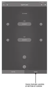 Prodigy CE App - MASSAGE SCREEN