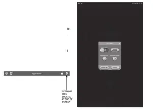 Prodigy CE App - SETTINGS SCREEN