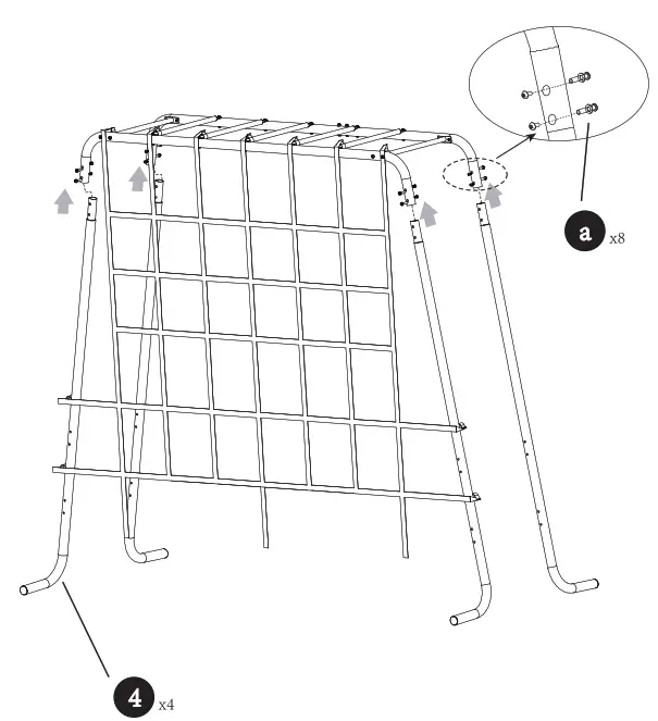 Kmart Monkey Bar Swing Set Step 2