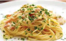 OVENTE BGI102 Series BGI102S Infrared Ceramic Electric Cooktop with Dual Burners - pasta CARBONARA