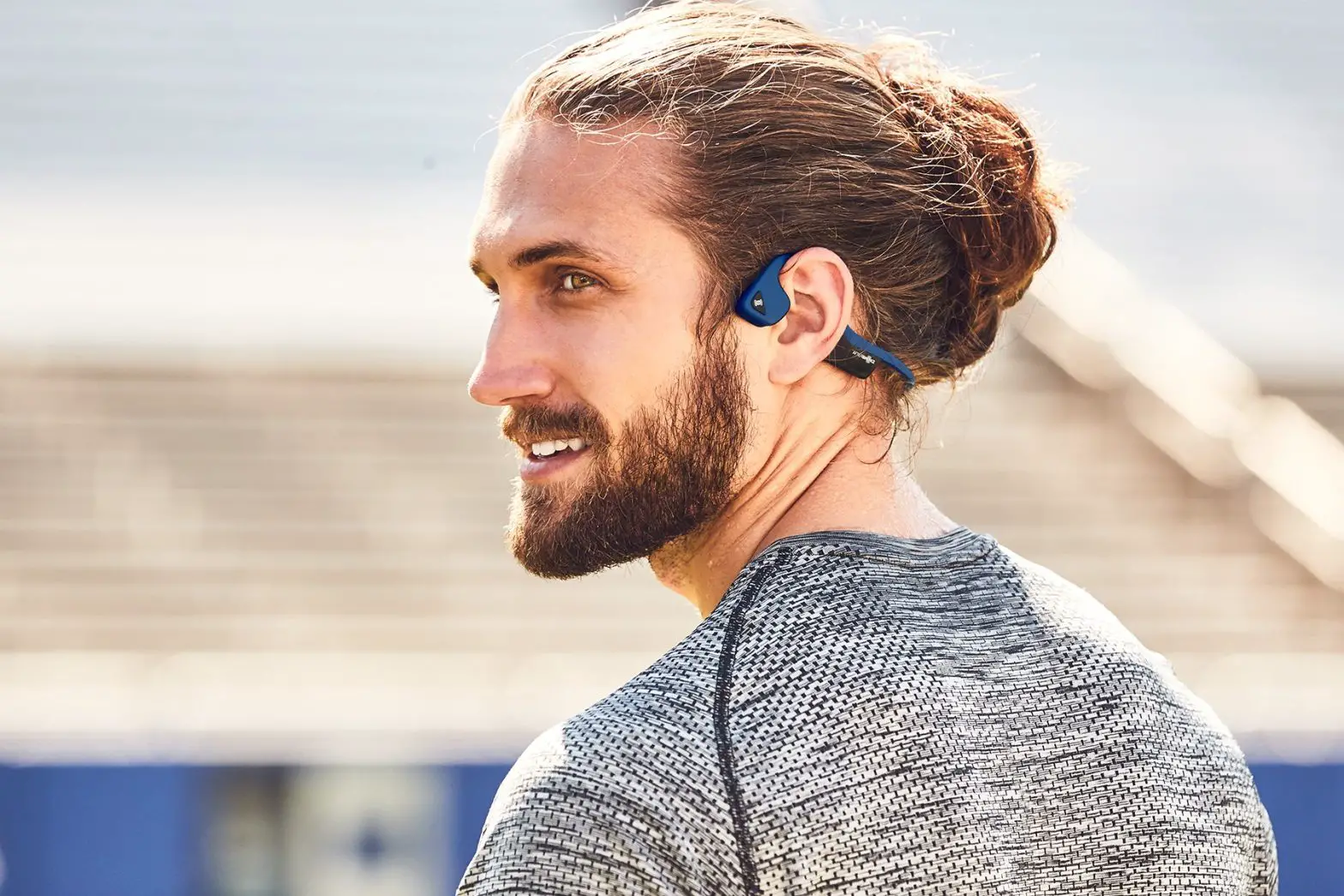 Aftershokz As650mb Air Bone Conduction Wireless Bluetooth Headphones User Manual