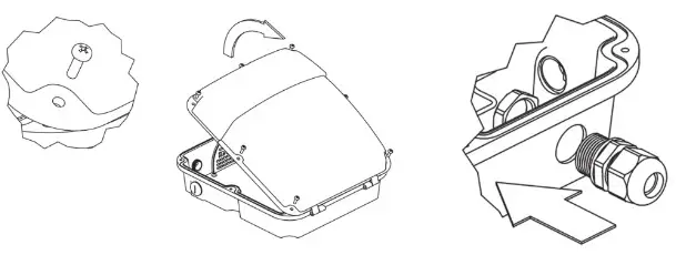 NET LED LIGHTING NET 51 11 41 Easton Wallpack - box 1.