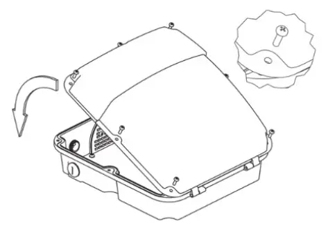 NET LED LIGHTING NET 51 11 41 Easton Wallpack - fig1