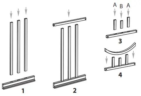 Assemble the Top & Bottom Side Panels 1
