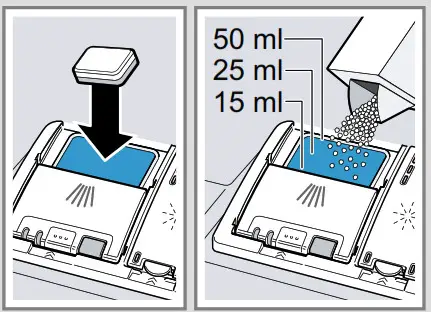 BOSCH SMV8YCX03E Fully Integrated Dishwasher- detergent