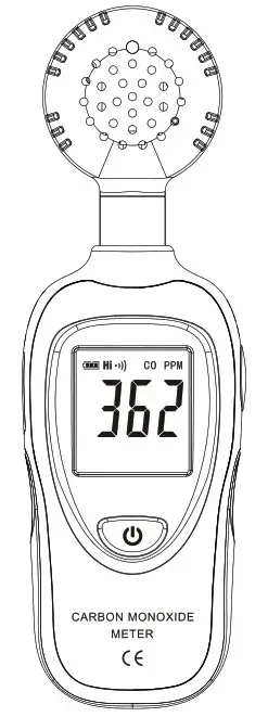 HTC CO 01 Carbon Monoxide Meter