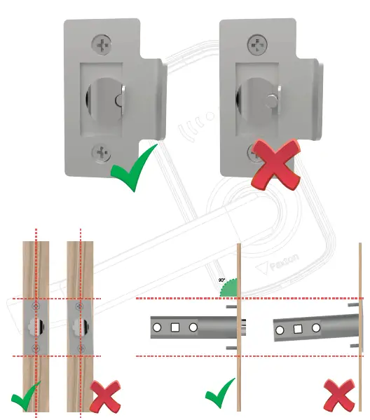 Paxton APN-1192-US PaxLock Pro Smart Lock Installation Fig2