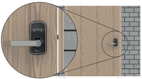 Paxton APN-1192-US PaxLock Pro Smart Lock Installation Fig3