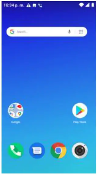 Bmobile ZSW30114 Mobile Phone - Home screen Notifications